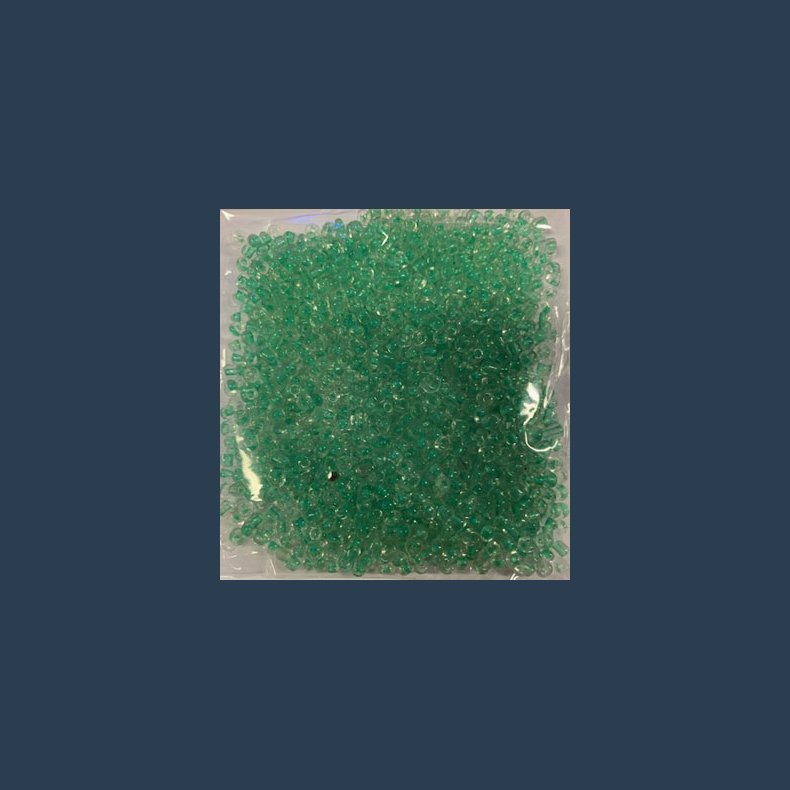 Glasperle/rocailles 2,5 mm ca 20g lys grn