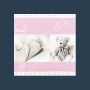 serviet baby pink 20 stk. 33x33 cm