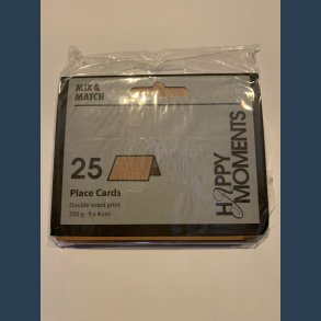 bordkort double 250g 9*4 brun