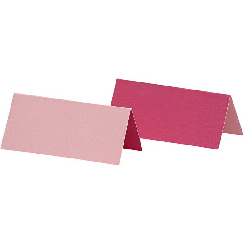 bordkort double 250g 9*4cm pink