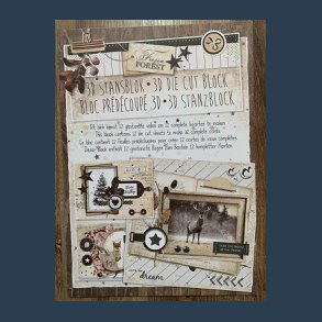 Studiolight 3D blok A4 Frozen Forest