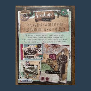 Studiolight 3D blok A4 vintage gents nr 46