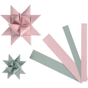 stjernestrimler 10 stk 6,5 cm og 5 stk 11,5 cm