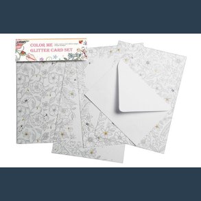 COLOUR ME CARD blomster