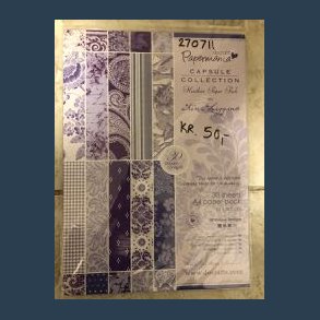 Designpapirblok A4 30 ark ass160 gram lilla/ nuancer syrefri