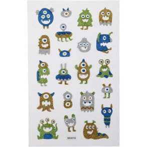 Stickers glitter jul