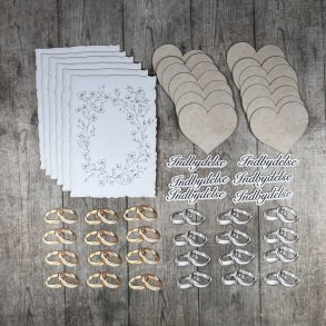 Dan cuts bryllups invitations DIY