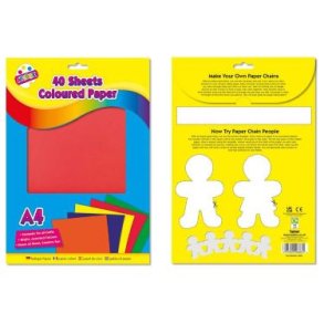 Kopipapir A4 40 ark ass farver