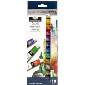 RL Metallic Acrylic s�t 12 ml 12 ass farver
