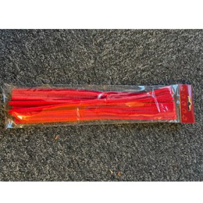 CHENILLE r�d 6MM 30 cm