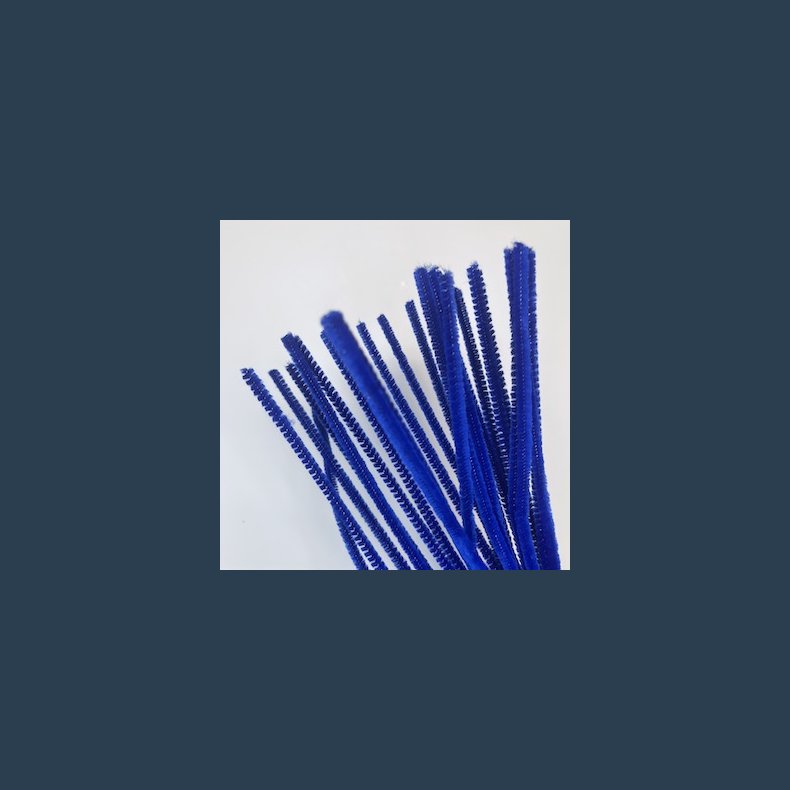 chenille 6mml 25stk bl�