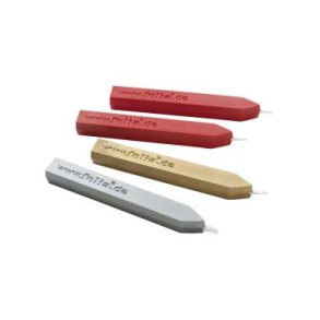 Voks til smeltning (segl) guld/s�lv/r�d 4 st�nger