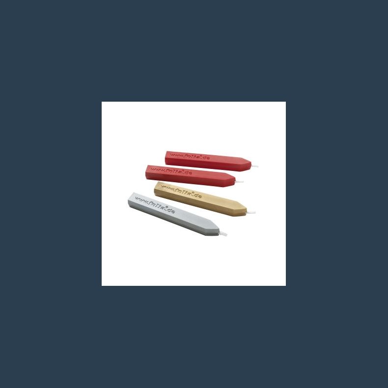 Voks til smeltning (segl) guld/s�lv/r�d 4 st�nger