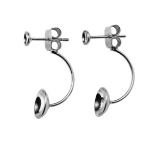 rering l:25 mm  8 mm 1 par guld