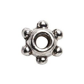 Perlekappe metal 20 stk. 17 mm