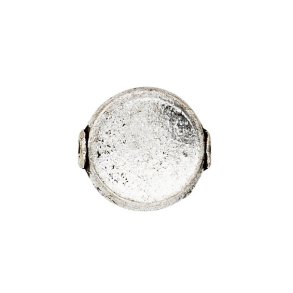 Metal perle 9 stk antik slv 10mm