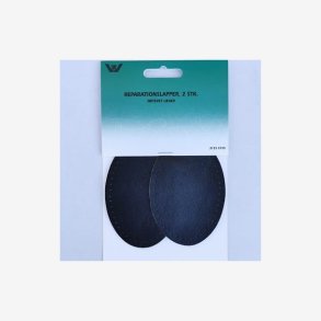 reperationslapper imiteret l�der 2 stk sort