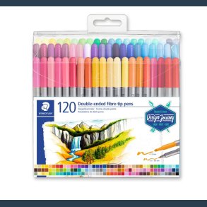 Staedtler duo tuscher 120 stk. ass