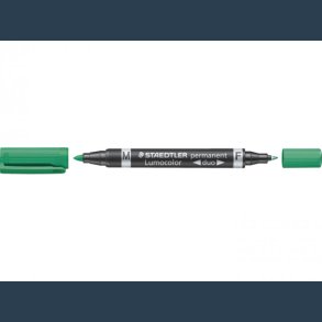 Staedtler Lumocolor Duo Marker 348 grn
