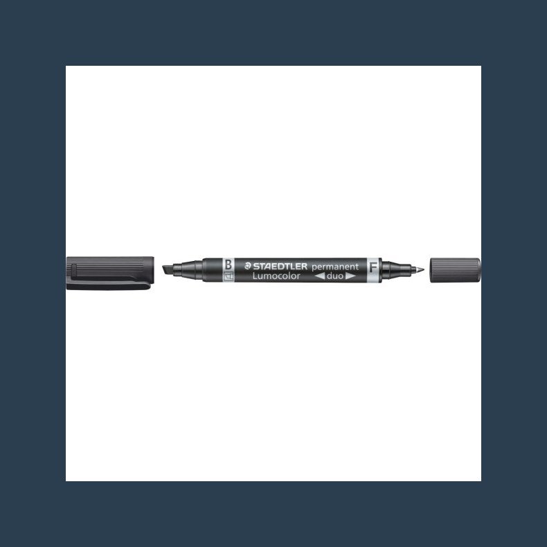 Staedtler Lumocolor Duo Marker 348 sort