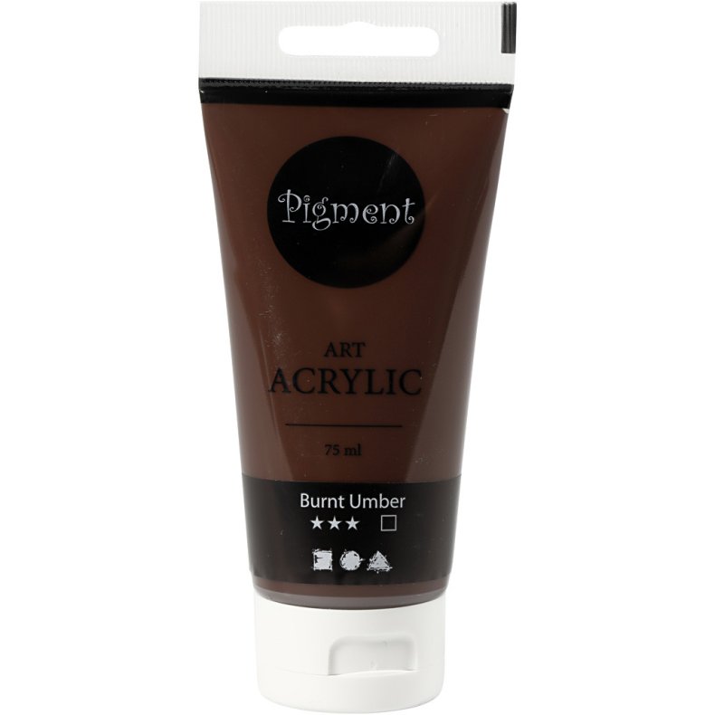 Art Acrylic 75 ml Burnt umber