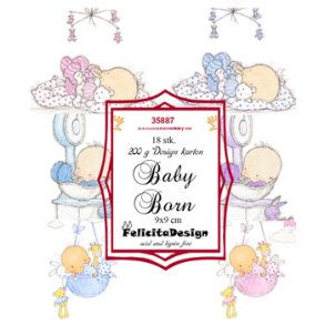 Toppers 18 stk ass baby  9 x 9 cm