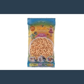 Hamaperler midi nr 78 farve  lys hud 1000 stk