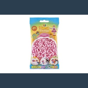 HAMA 1000 stk pastel rosa nr 95