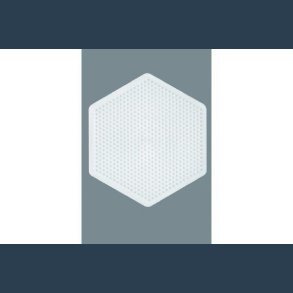 Hama stiftplade sekskantet stor