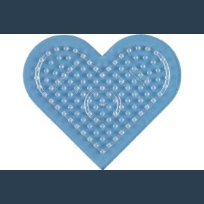 HAMA stiftplade hjerte lille