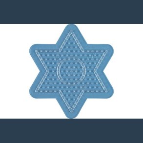 Hama stiftplade stjerne lille