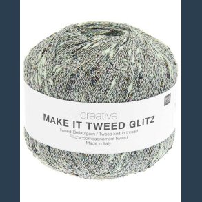 Creative makt it tweed glitz gr�nlig