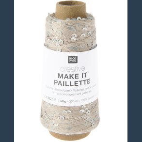 Creative make it pailette 50 g s�lv