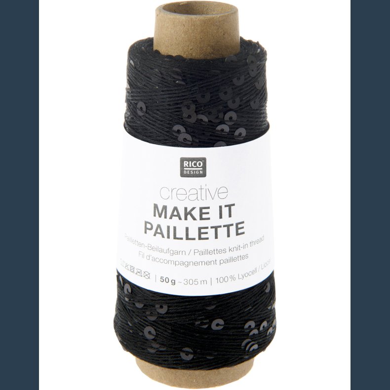 Creative make it pailette 50 g mat sort