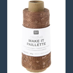 Creative make it pailette 50 g brun