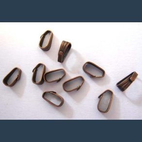 Hnger til vedhng  Kobber 10 stk lille