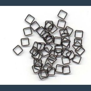 sken firkantet sort 6mm 50 stk