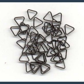 sken trekantet sort 8 mm 50 stk