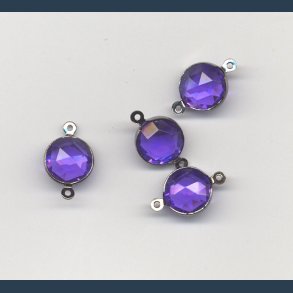Mellemstykker 10mm 6 stk lilla
