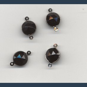 Mellemstykker 10mm 6 stk sort