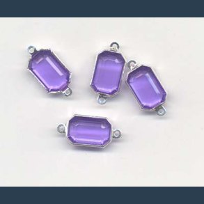 Mellemstykker 10mm 6 stk lilla