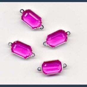 Mellemstykker 8x 12mm  6 stkcerise