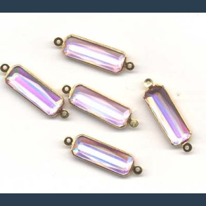 Mellemstykker 7x 20mm 5 stk sart rosa