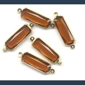 Mellemstykker 7x 20mm 5 stk Brun