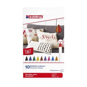 Edding textiltusch 10 stk