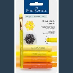 faber-castell mix & match Gelatos gul//orange
