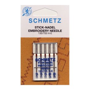 symaskinen�le broderi 130/705 H-E 5 stk