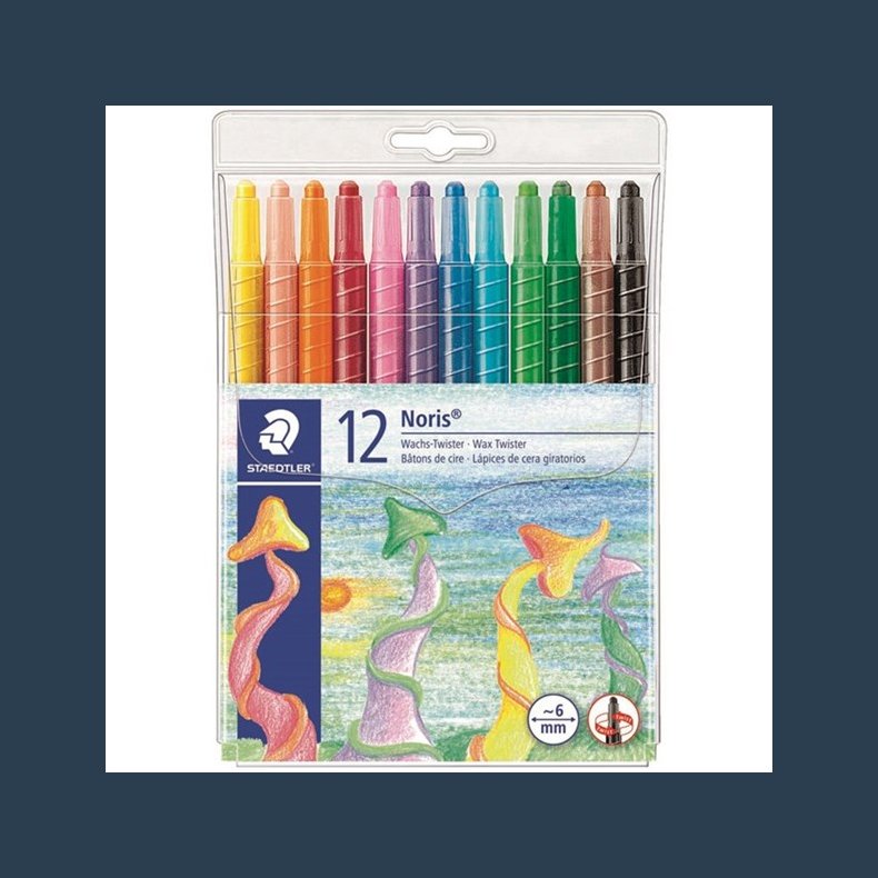 Staedtler wachs twister farveblyanter 12 stk