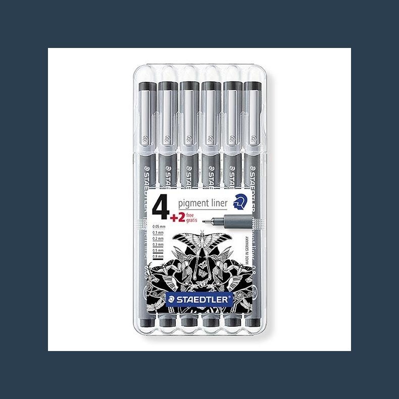 STAEDTLER pigment liner 4+2