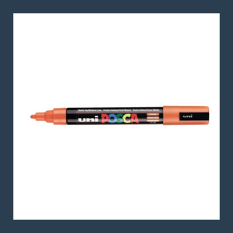 Posca tusch PC-5m brush  orange nr. 4